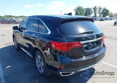 2020 Acura Mdx Standard z USA, uszkodzony, nr VIN 5J8YD4H31LL004091
